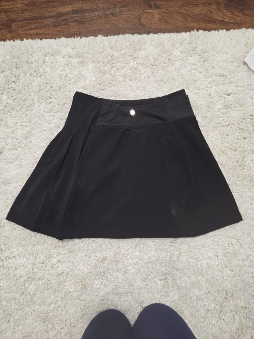 Athleta Tennis Pickleball Golf Fairway Pleated Skort Size XS Black Excellent - Picture 5 of 12